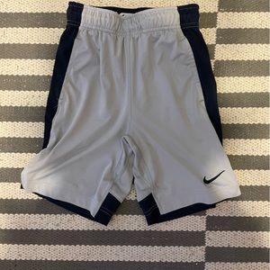 Nike Youth Grey & Navy Shorts